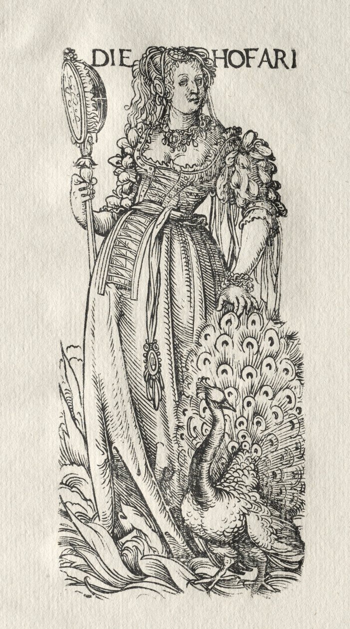 De sju lasterna: Stolthet, ca. 1510. av Hans Burgkmair
