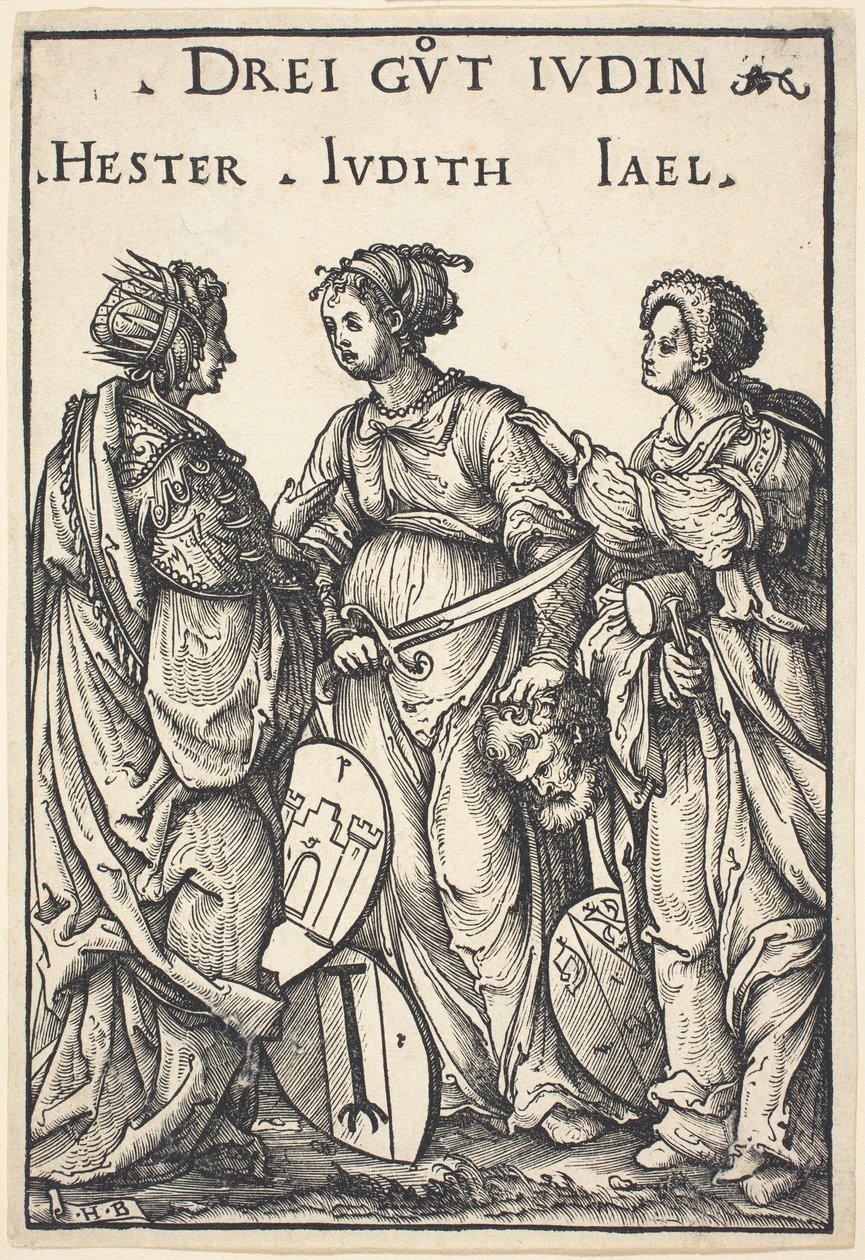 Hester, Judith och Jael av Hans Burgkmair I