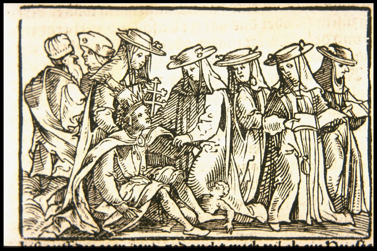 Påve Johannes, ca 1545. av Hans Burgkmair the Elder
