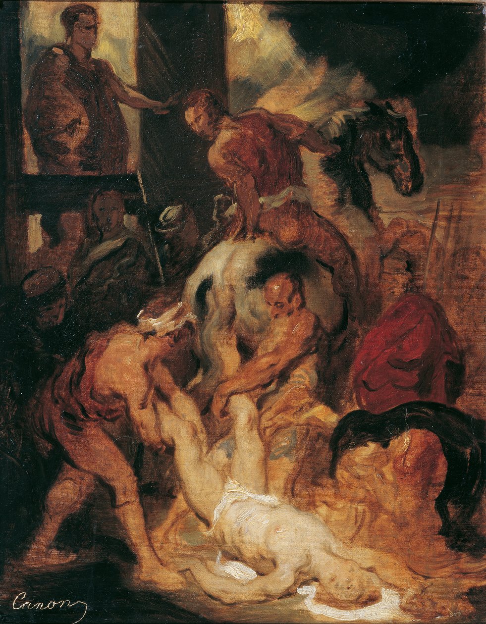 Sankt Hippolytus martyrskap av Hans Canon