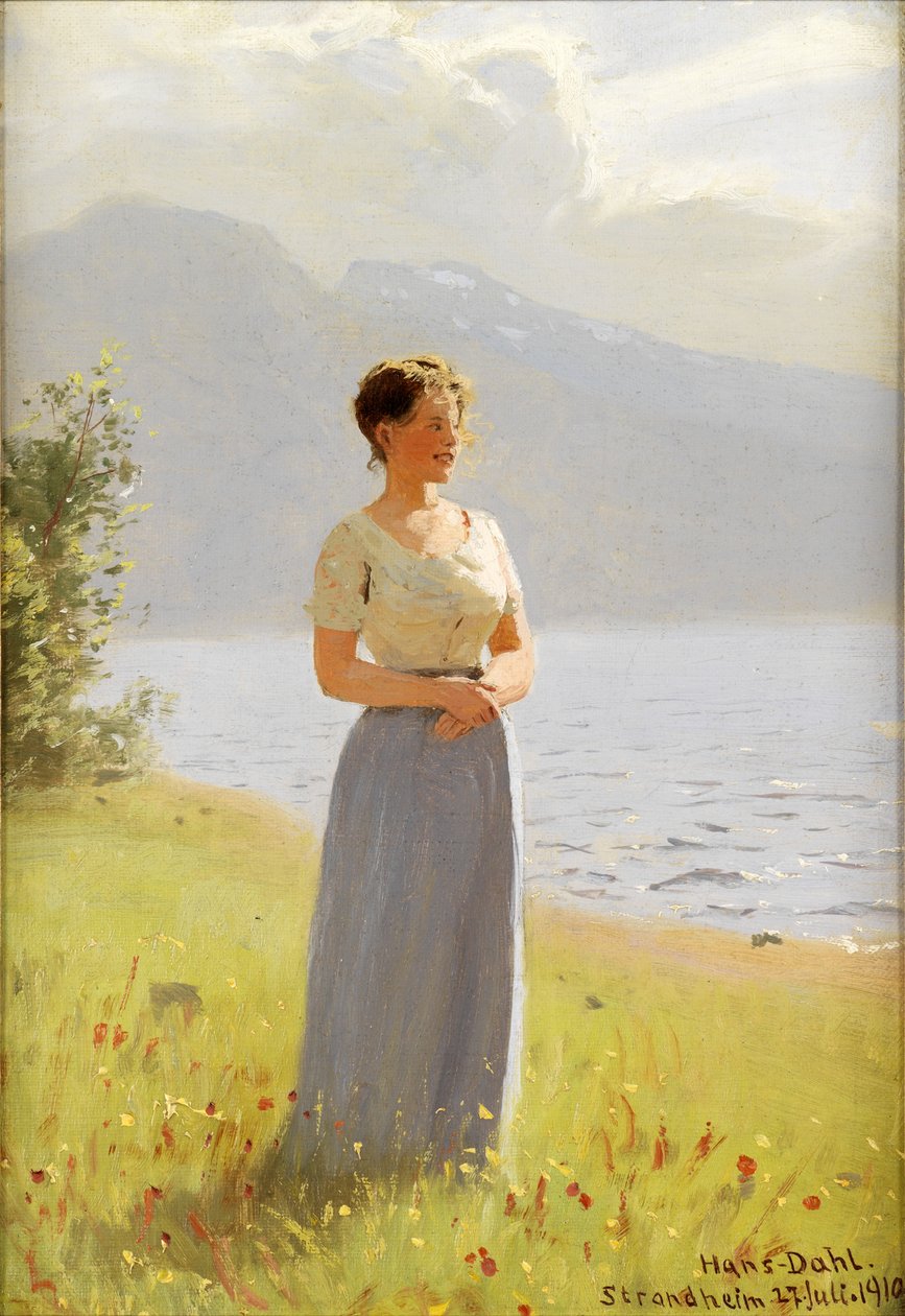 Strandheim, 1910 av Hans Dahl