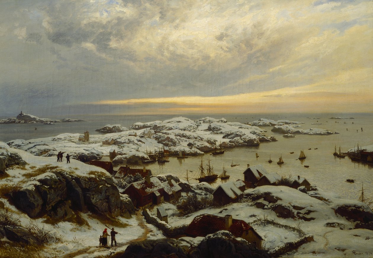 Farsund av Hans Gude