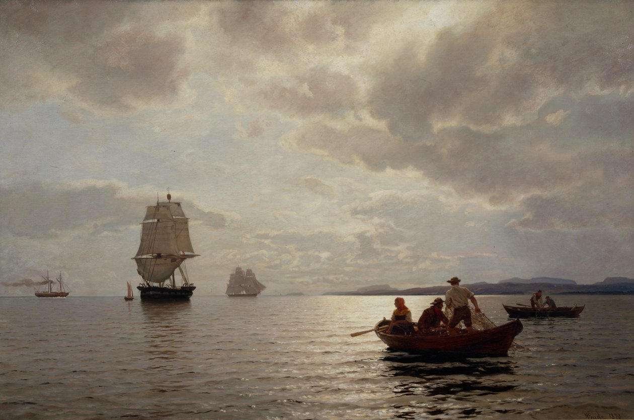 Från Oslofjord av Hans Gude