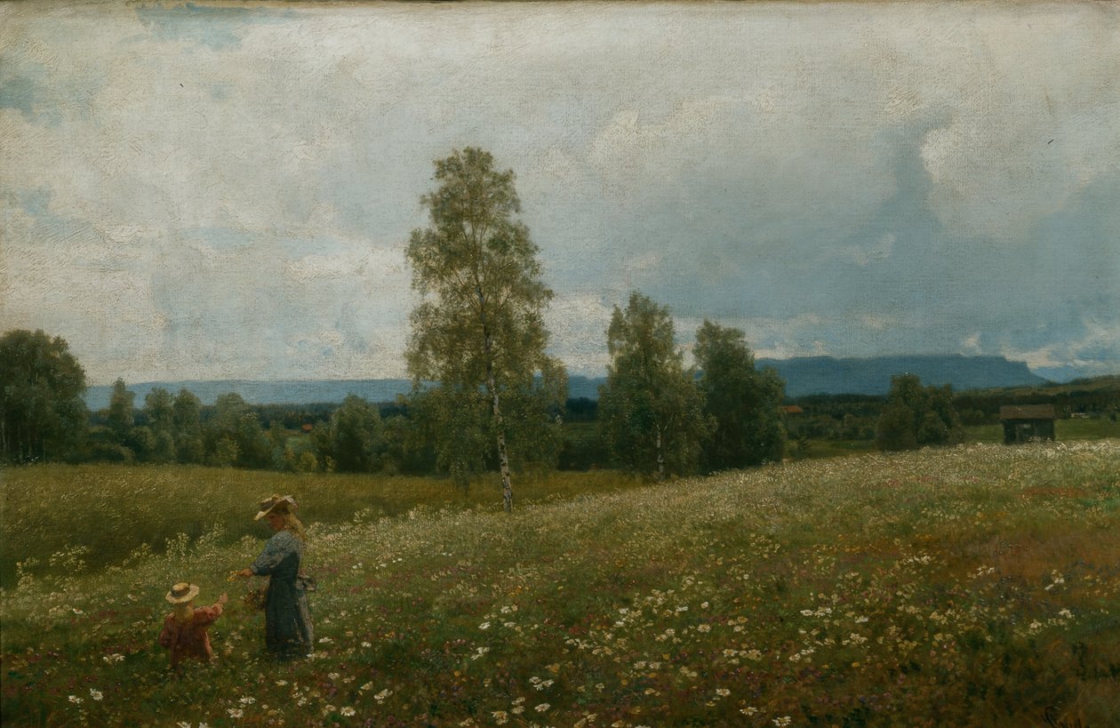 Från Ringerike (olja på duk) av Hans Gude