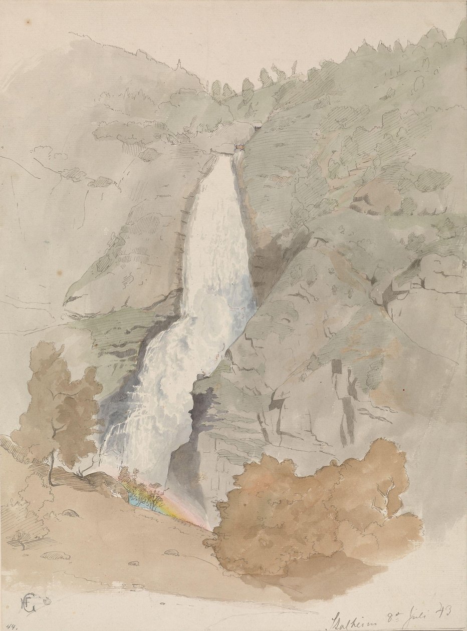 Sivlefoss, Stalheim av Hans Gude