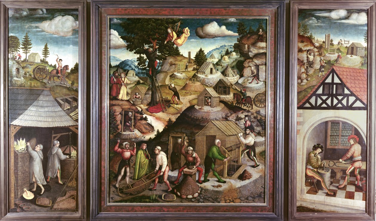 Gruvlandskap, 1521 av Hans Hesse