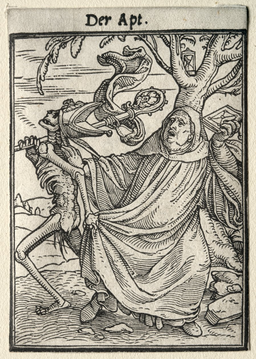 Dödsdansen: Abboten av Hans Holbein