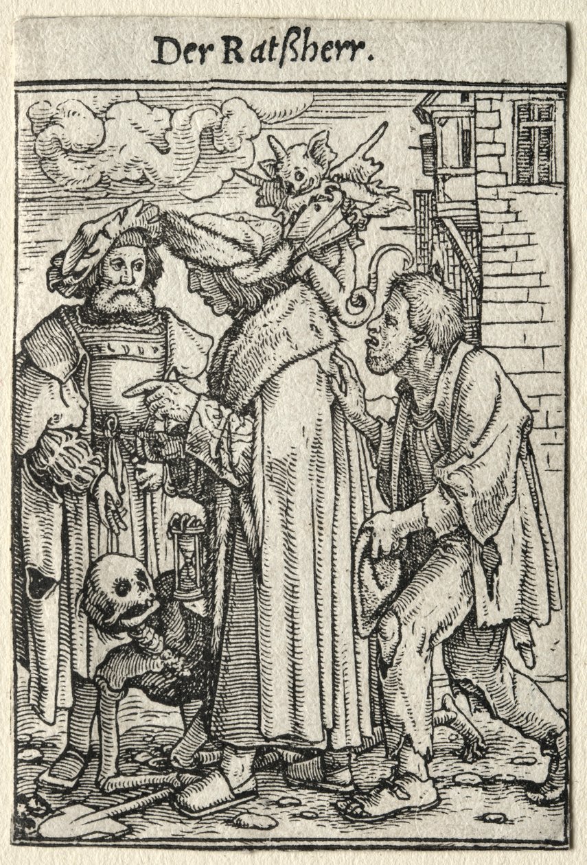 Dödsdansen: Rådmannen. av Hans Holbein