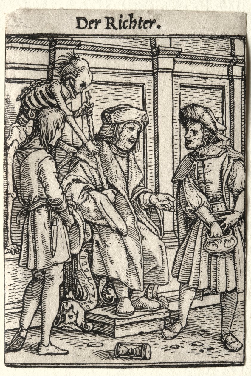 Dödsdansen: The Judge. av Hans Holbein