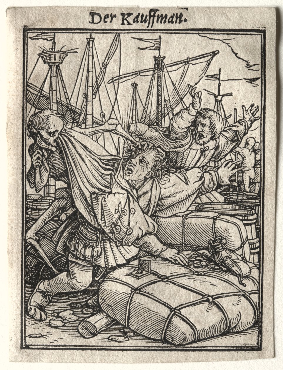Dödsdansen: Köpmannen av Hans Holbein