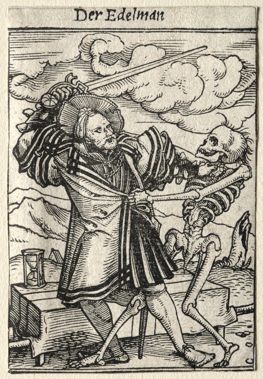 Dödsdansen: Adelsmannen. av Hans Holbein