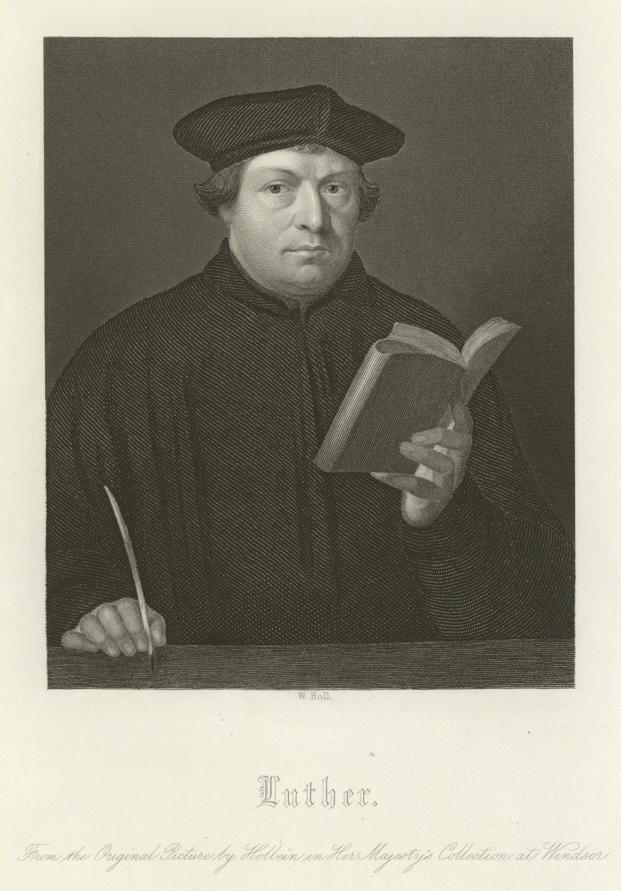 Martin Luther av Hans Holbein der Jüngere