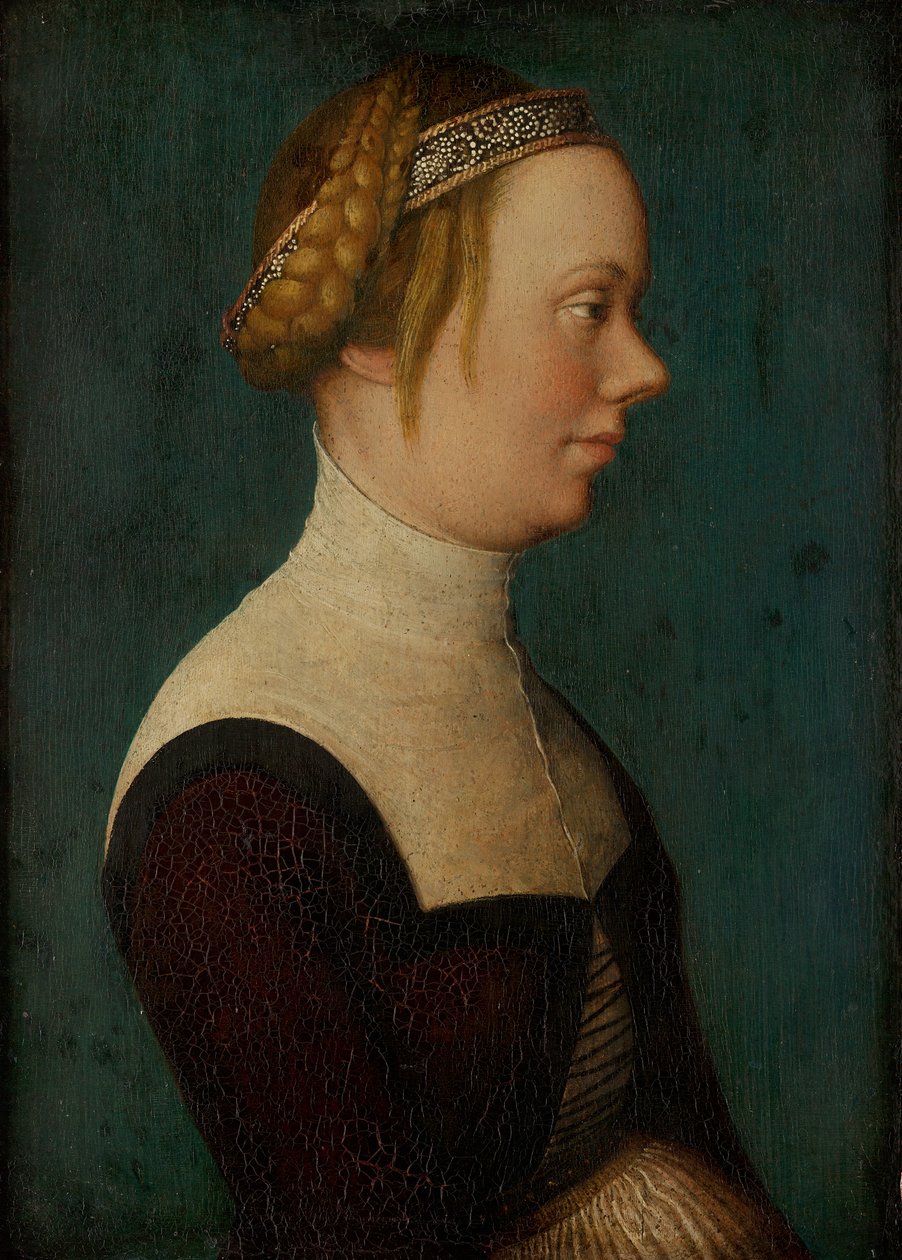 Porträtt av en kvinna av Hans Holbein the Elder