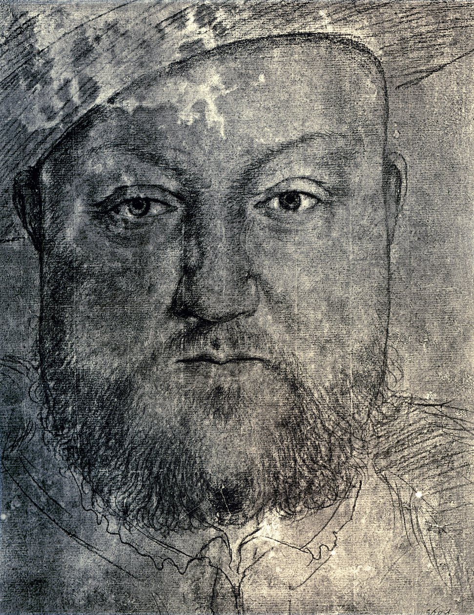 Henrik VIII, c1540, 1902. av Hans Holbein der Jüngere