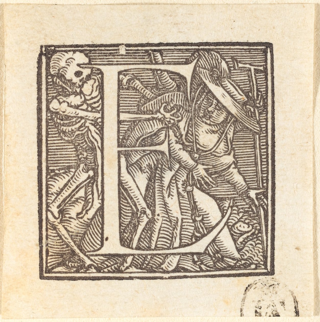 Bokstaven E. av Hans Holbein der Jüngere