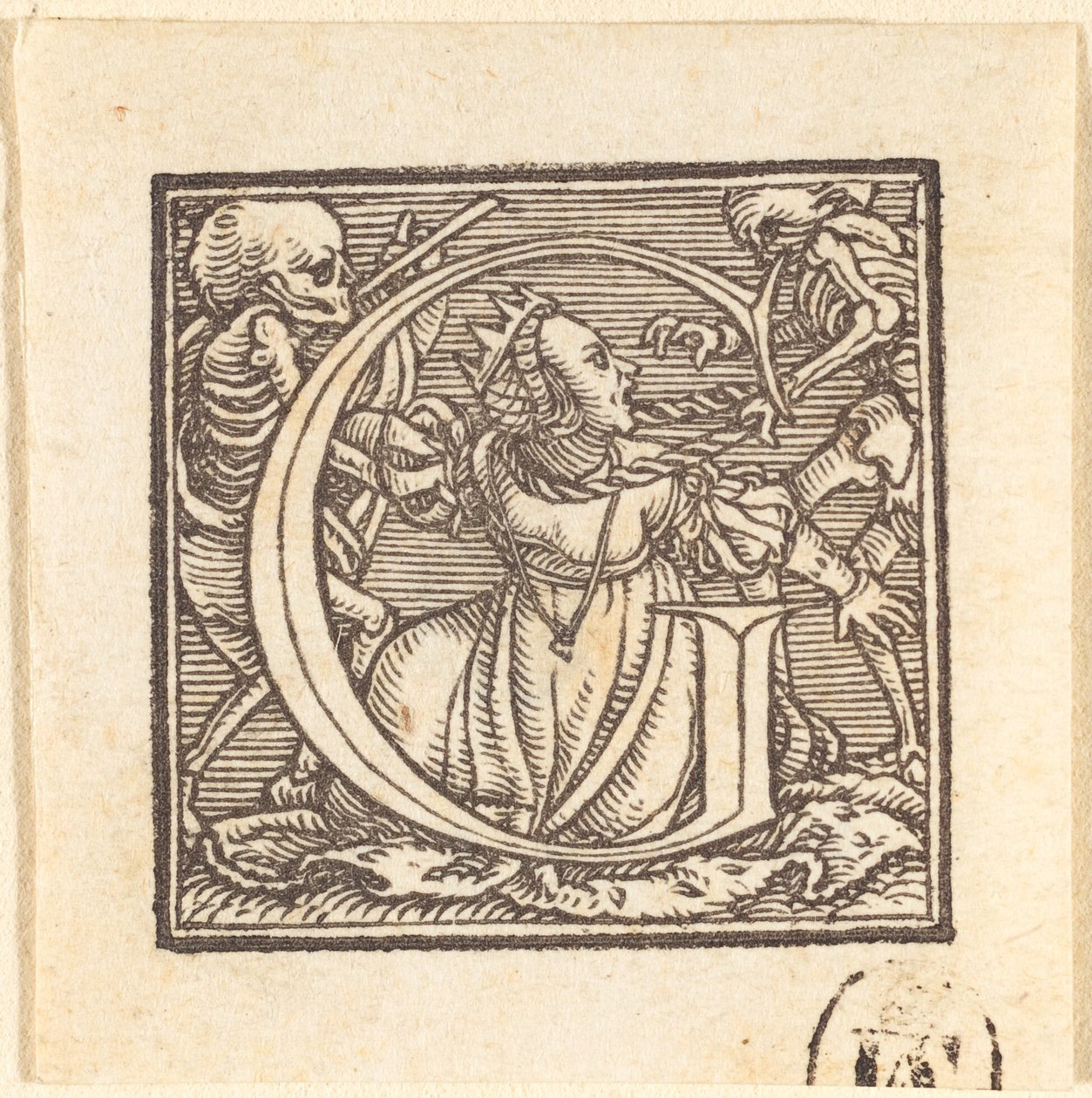 Bokstaven G. av Hans Holbein der Jüngere