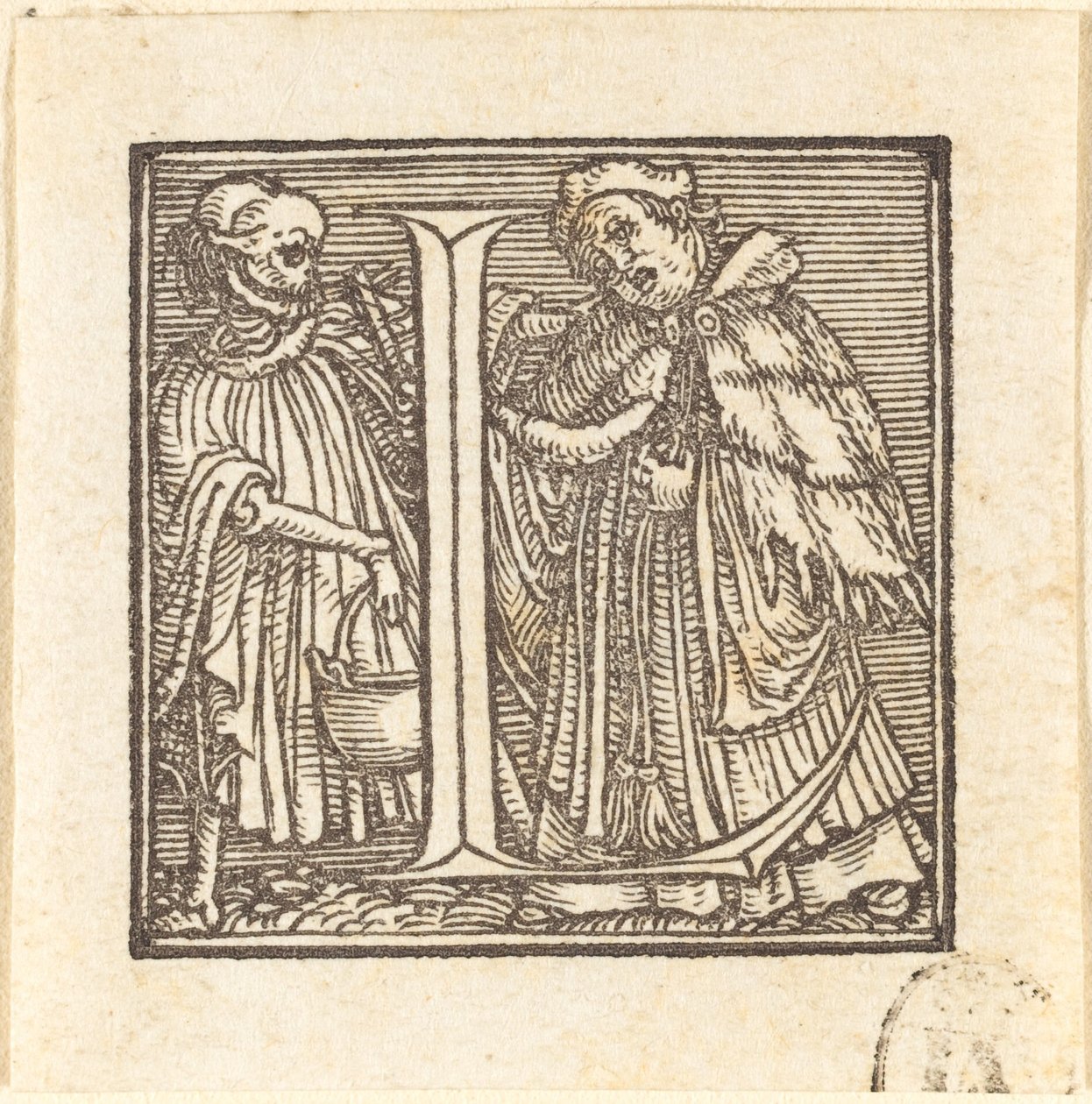 Bokstaven L. av Hans Holbein der Jüngere