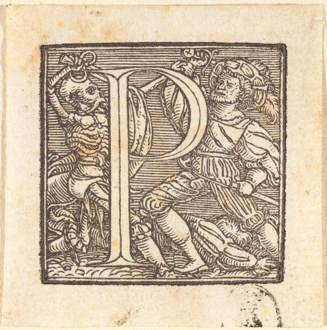 Bokstaven P. av Hans Holbein der Jüngere