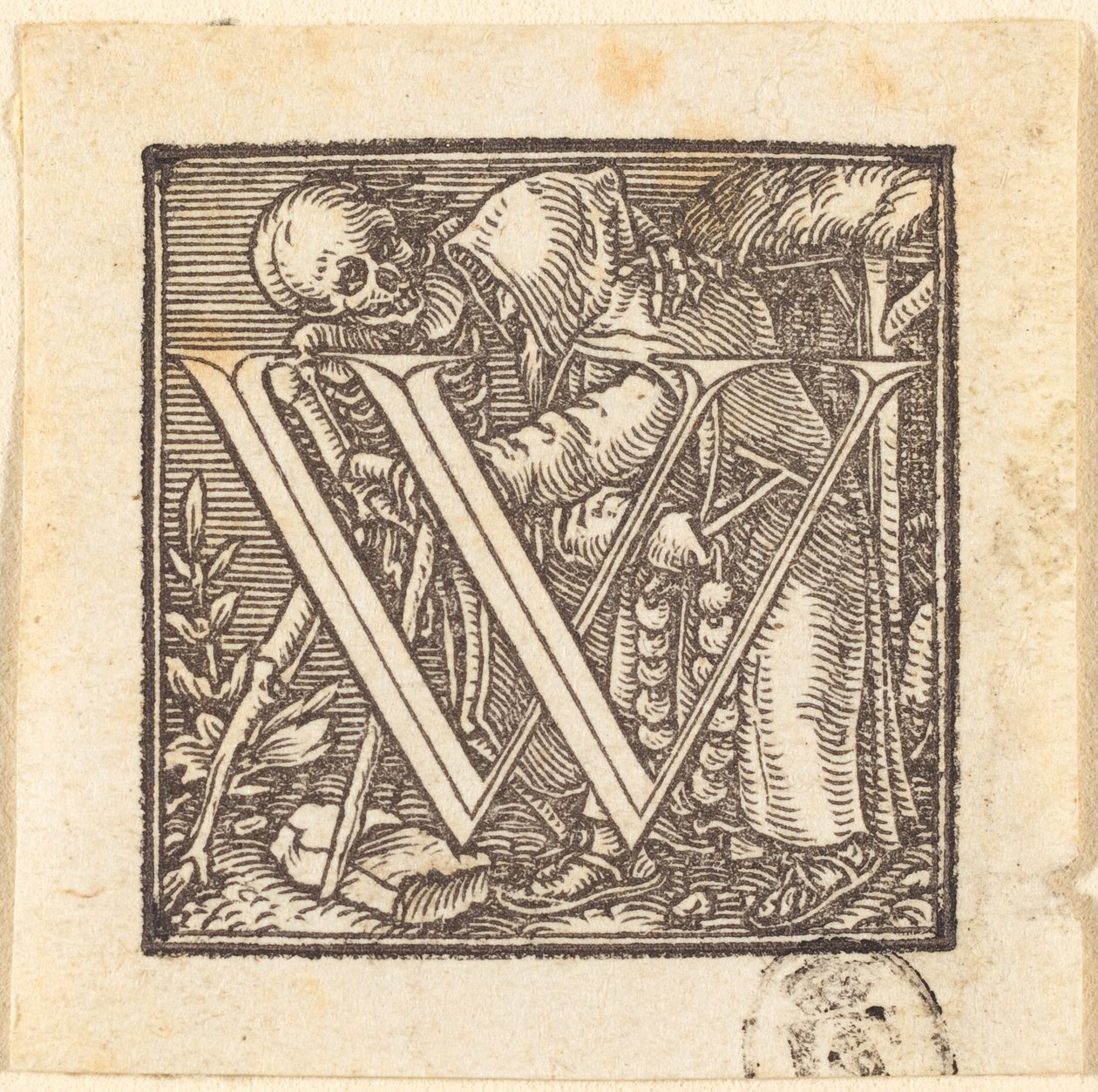 Bokstaven W. av Hans Holbein der Jüngere
