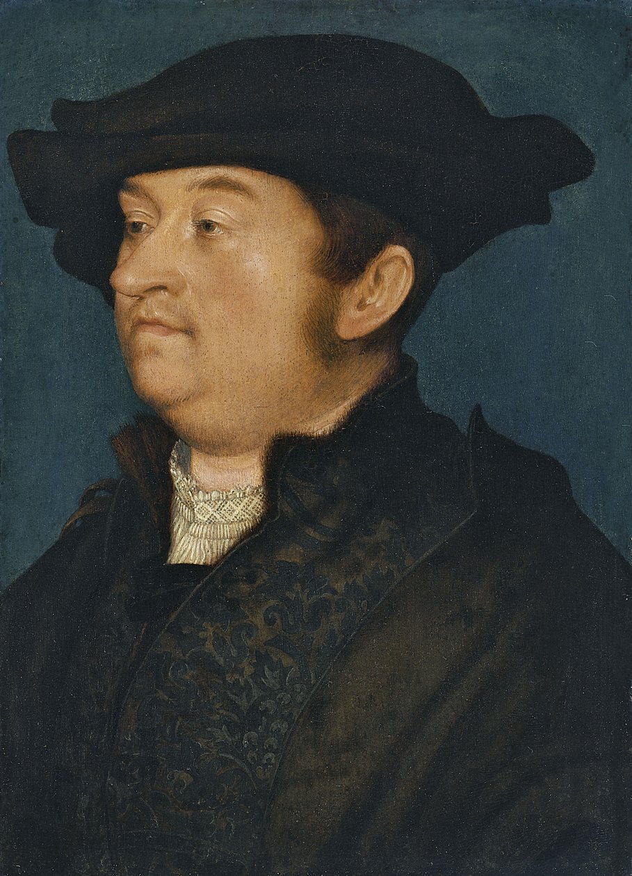 Porträtt av en man av Hans Holbein der Jüngere