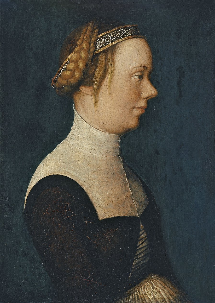 Porträtt av en kvinna av Hans Holbein der Jüngere