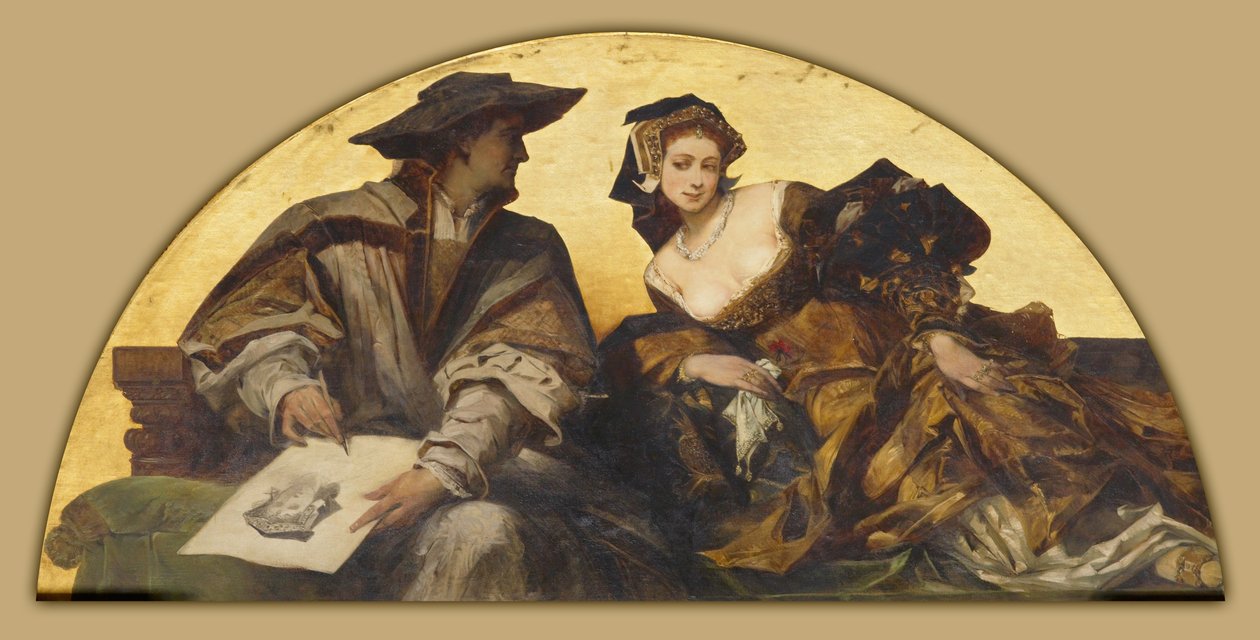 Hans Holbein den yngre av Hans Makart