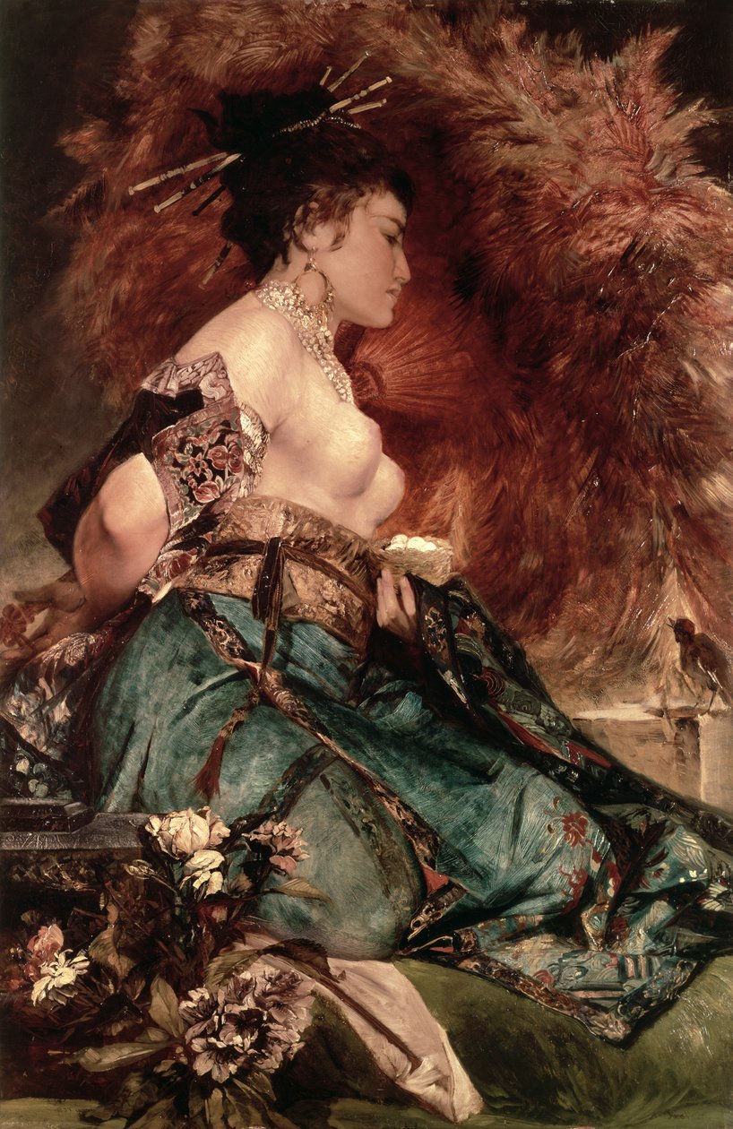 japansk tjej av Hans Makart