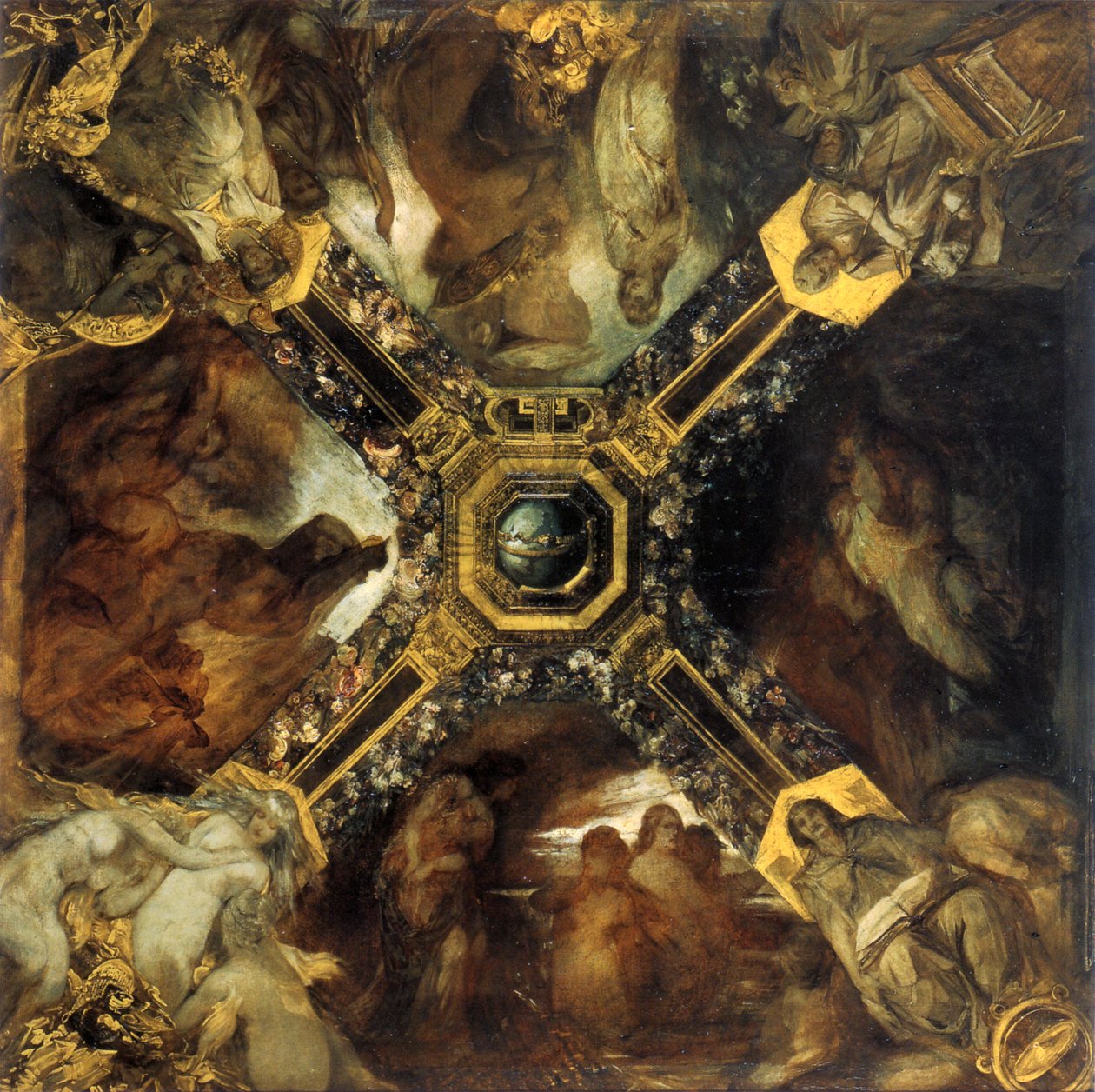 Nibelungens ring, studie, 1871-1872. av Hans Makart