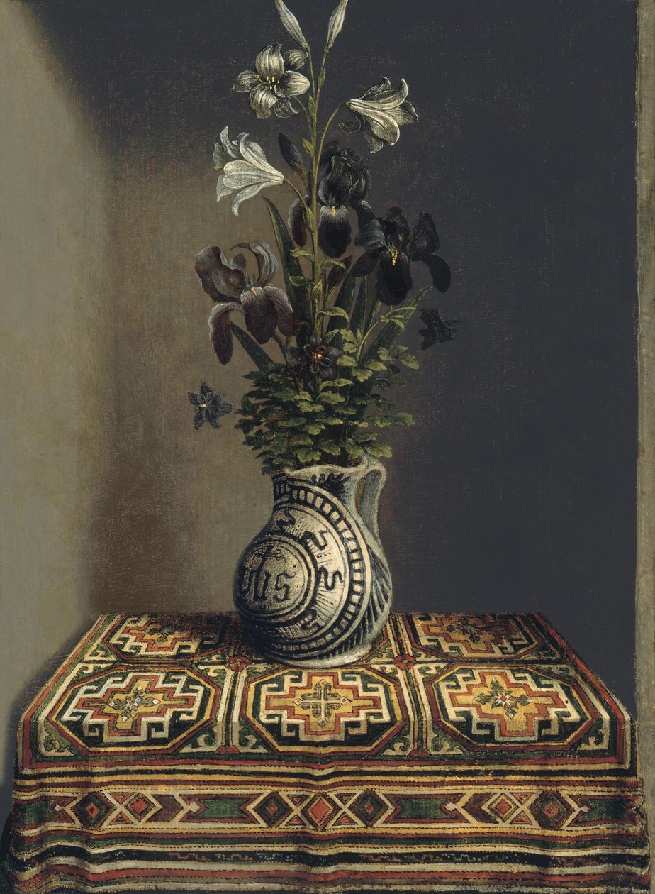 Blommor i en kanna, ca 1485 av Hans Memling