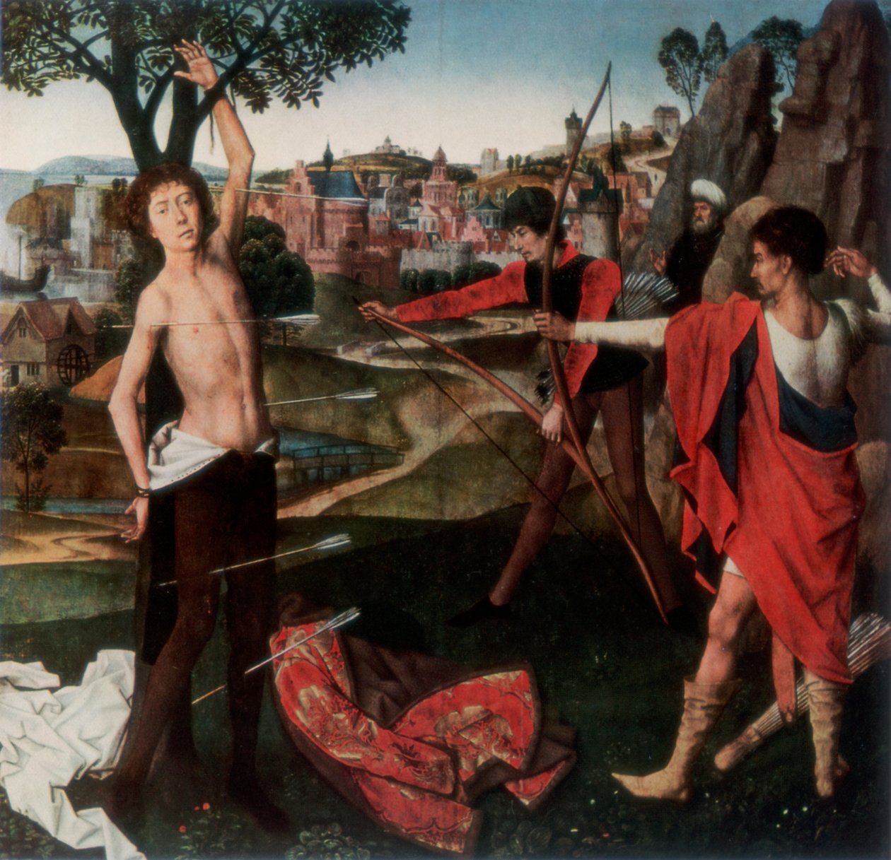 S:t Sebastians martyrskap, 1927. av Hans Memling