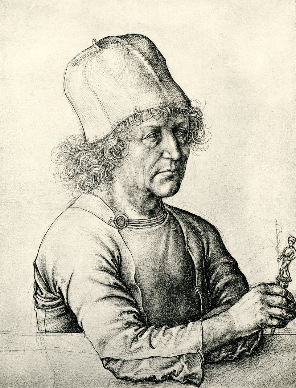Porträtt av en guldsmed av Hans Memling