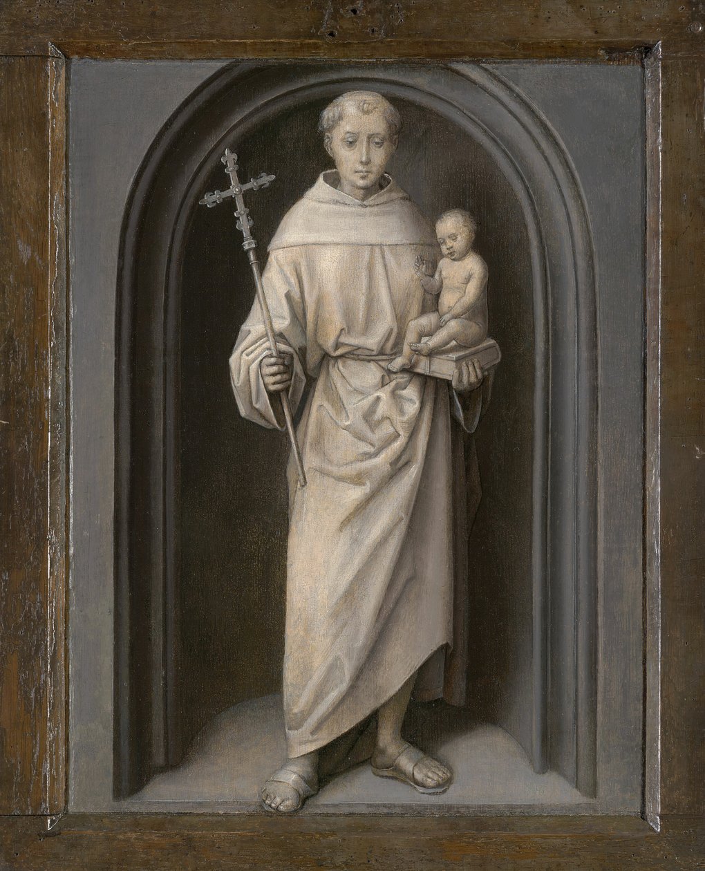 Sankt Antonius av Padua, 148590. av Hans Memling