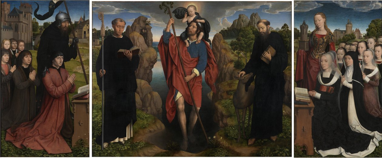 Triptyk av Willem Moreel, 1484 av Hans Memling