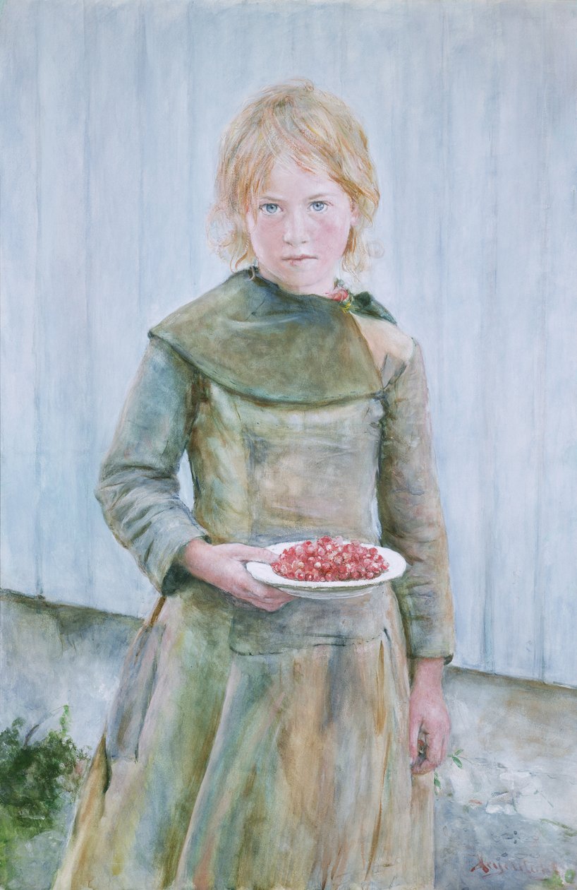 Jordgubbsflicka av Hans Olaf Heyerdahl