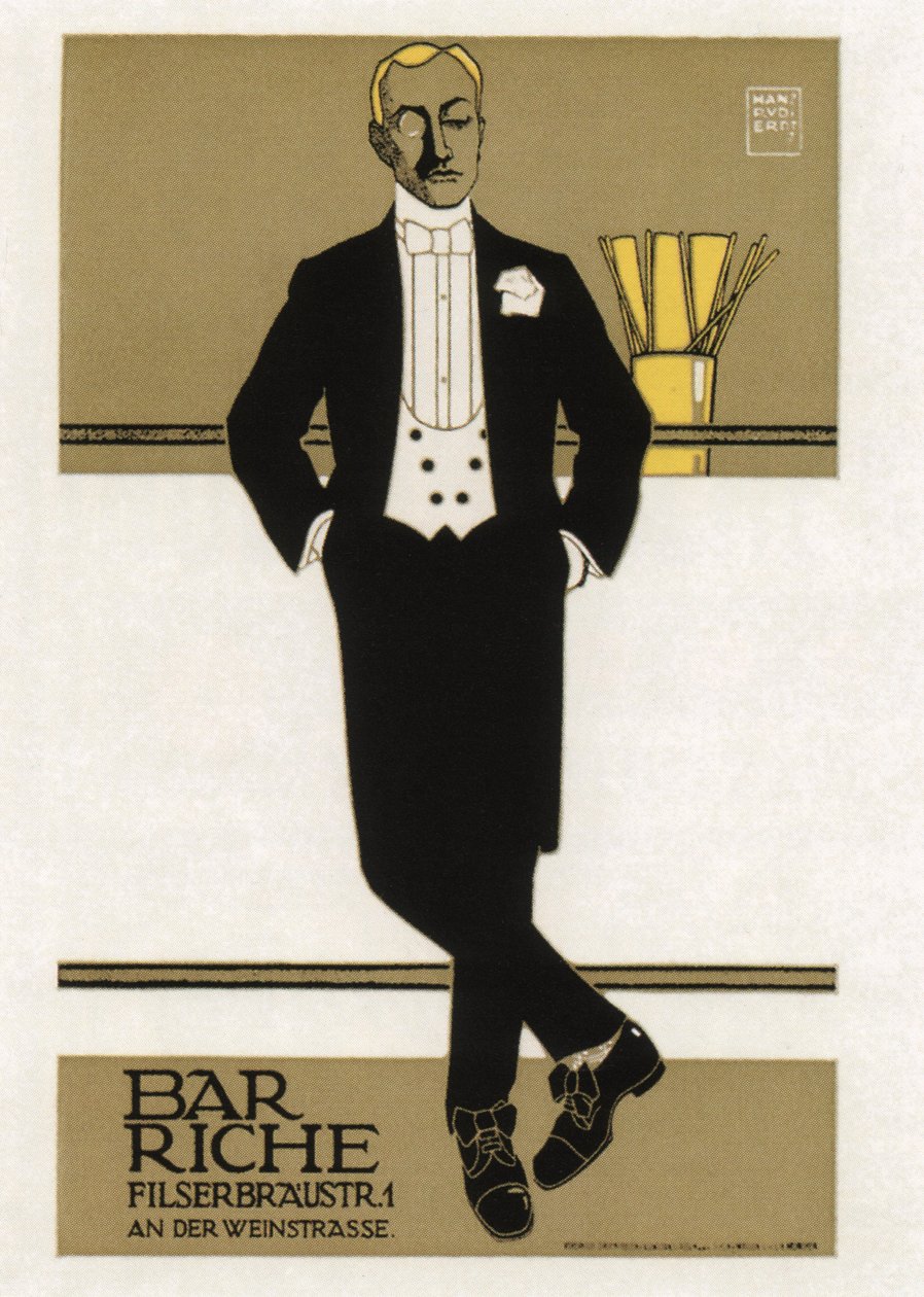 Bar Riche, 1907 av Hans Rudi Erdt