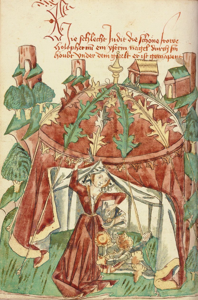 Judith dräper Holofernes (Jael dräper Sisera) av Hans Schilling