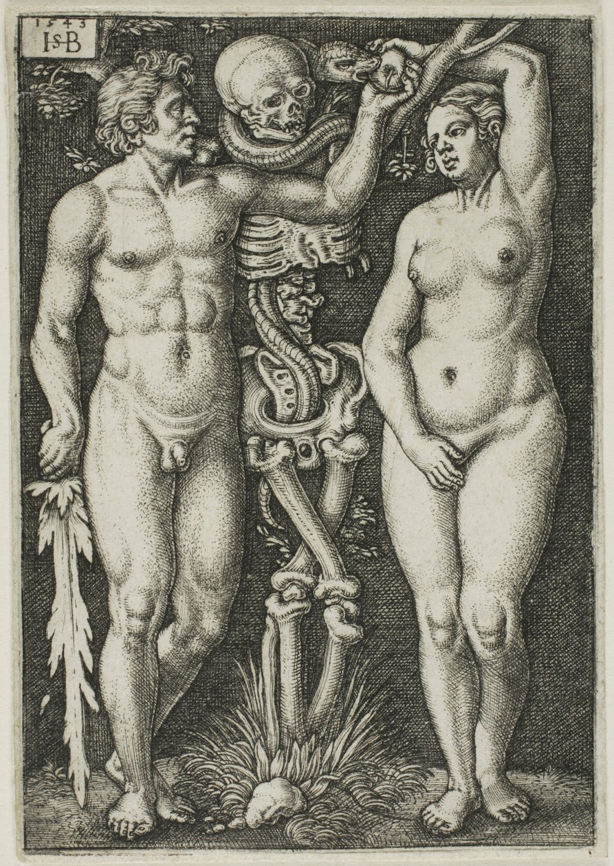 Adam och Eva av Hans Sebald Beham