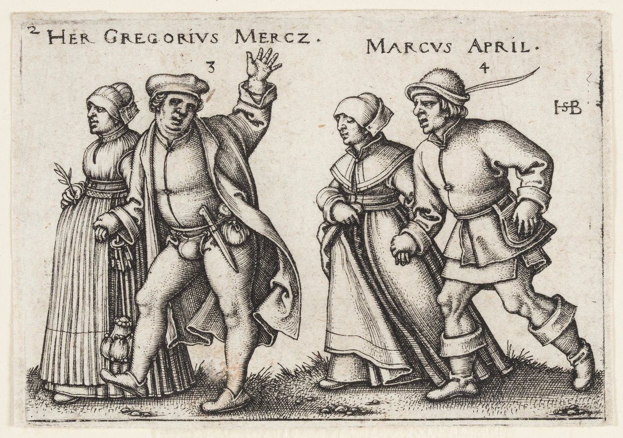 mars och april av Hans Sebald Beham