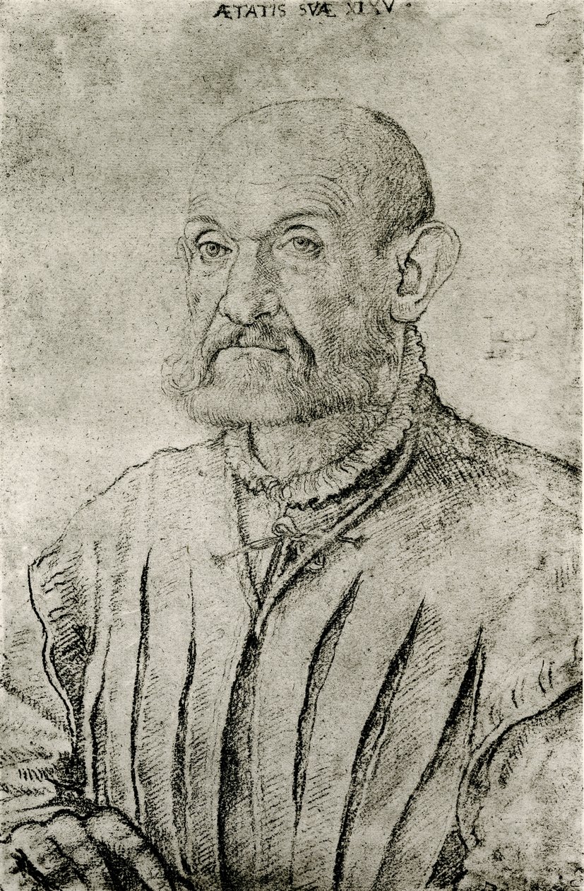 Porträtt av en främling av Hans Sebald Beham