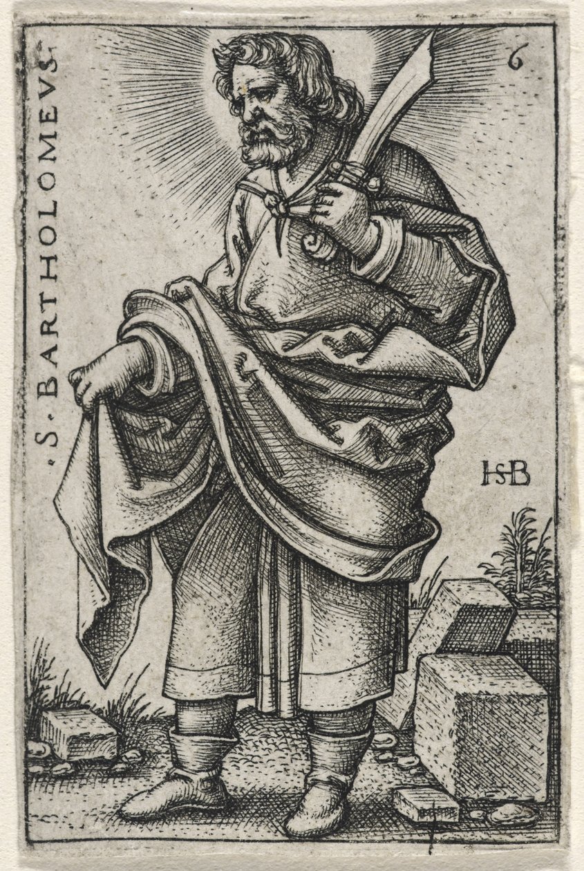 Saint Bartholomew, 1541-46 av Hans Sebald Beham