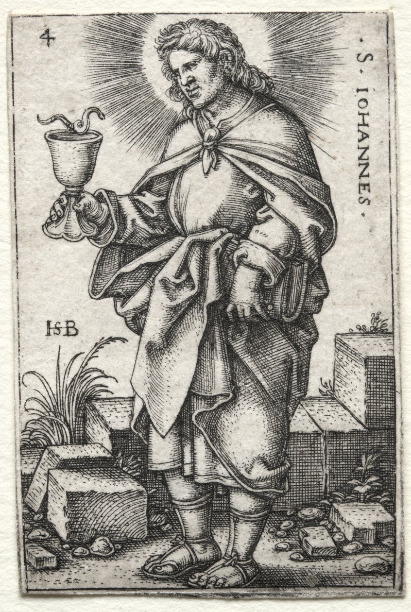 St John, 1545-1546. av Hans Sebald Beham