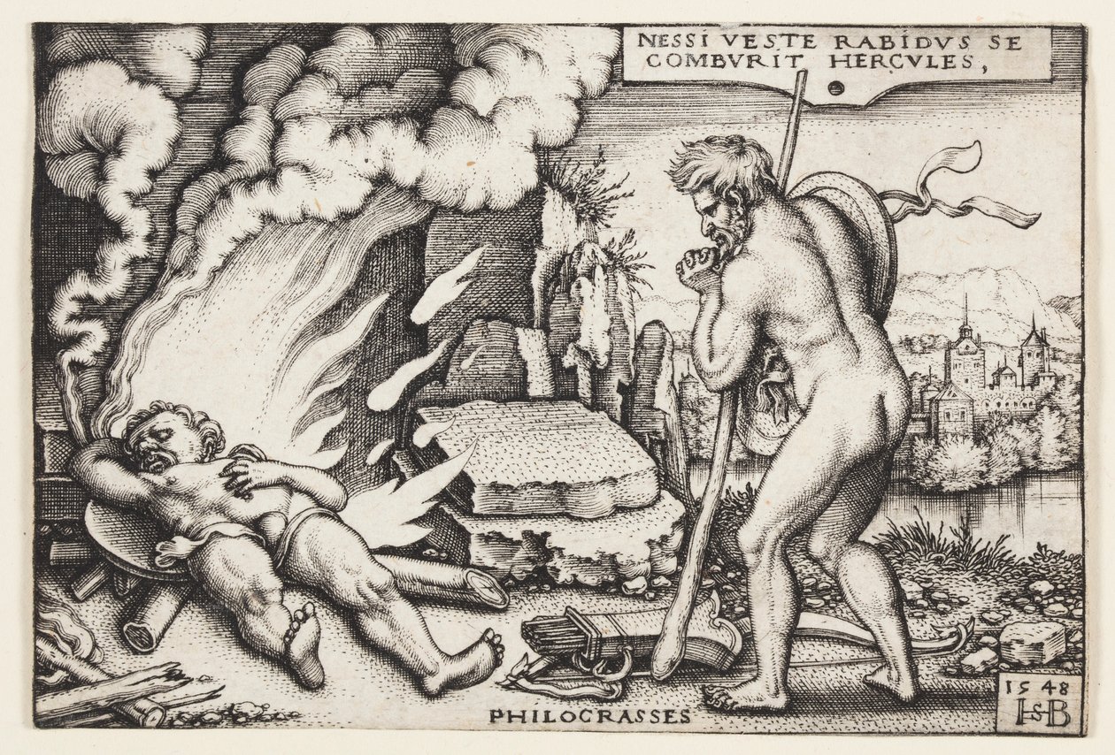 Herkules död av Hans Sebald Beham