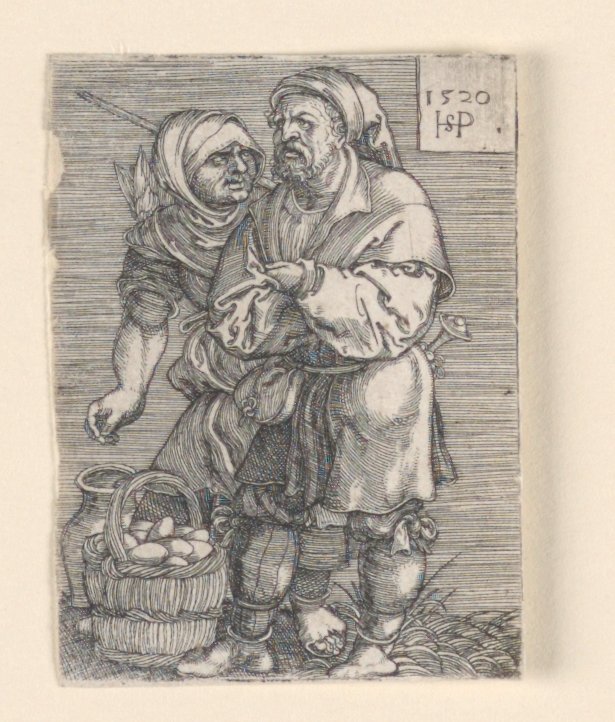 Äggförsäljaren av Hans Sebald Beham