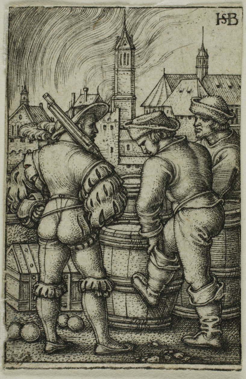 Vakten vid krutfaten av Hans Sebald Beham