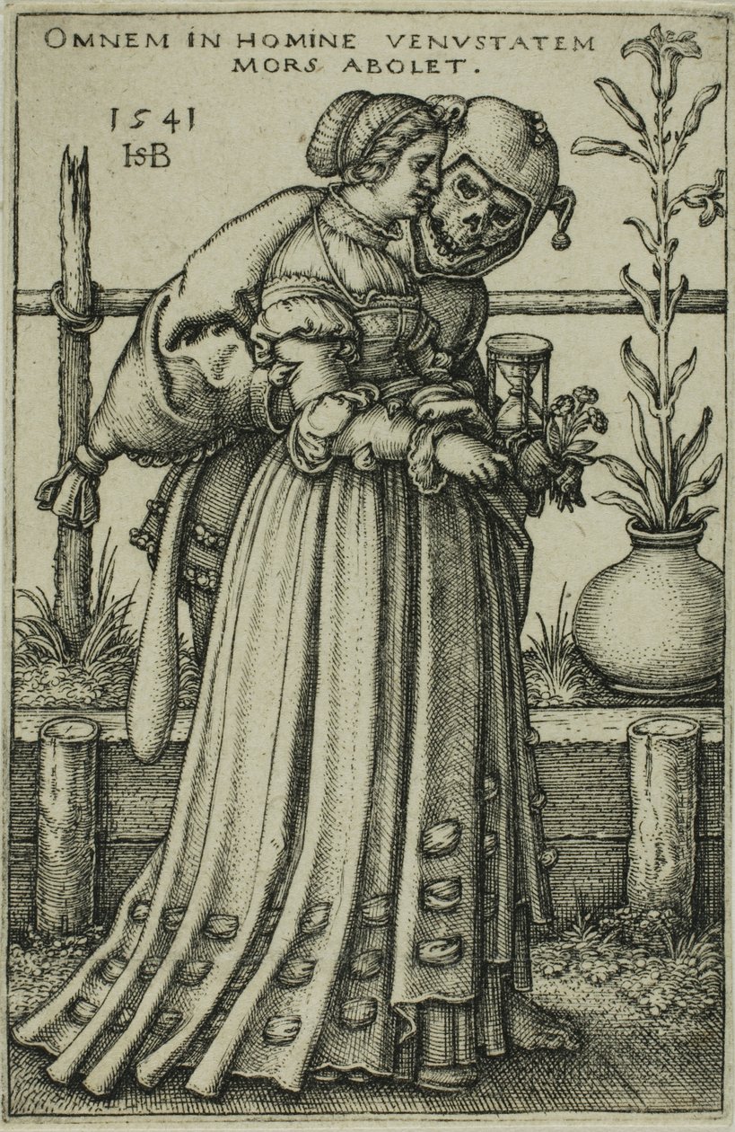 Damen och döden av Hans Sebald Beham