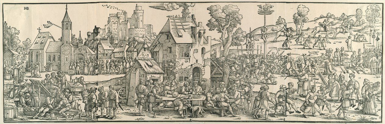 Stora bymässan av Hans Sebald Beham