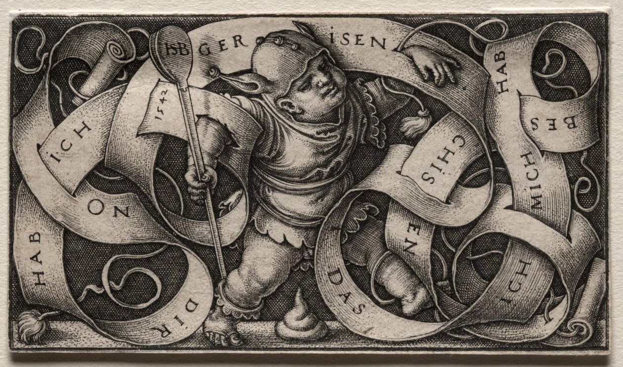 Den lilla buffén, 1542. av Hans Sebald Beham