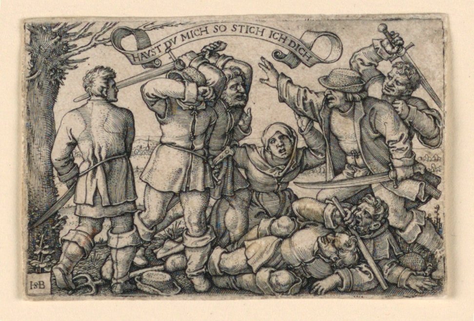 Böndernas bråk av Hans Sebald Beham