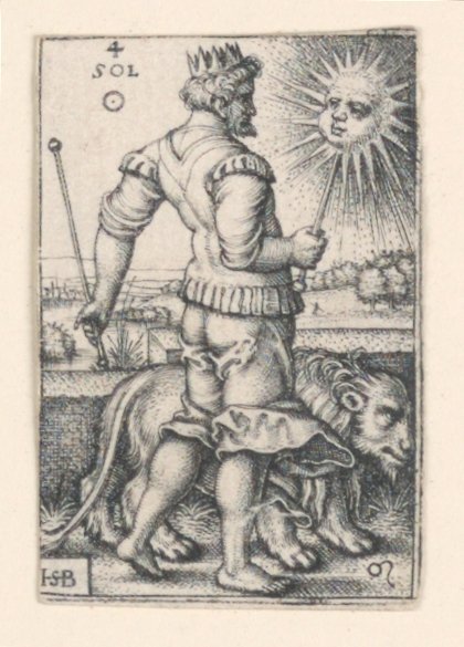 Solen, från De sju planeterna av Hans Sebald Beham