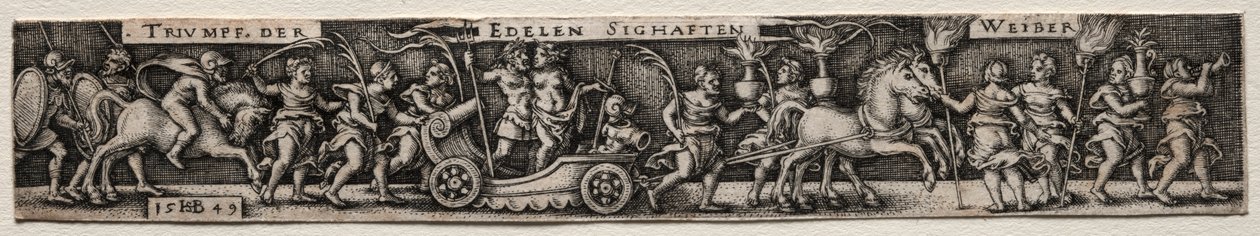 Kvinnornas triumf, 1549. av Hans Sebald Beham